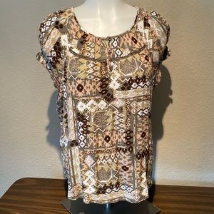 LAURA SCOTT Peasant Top